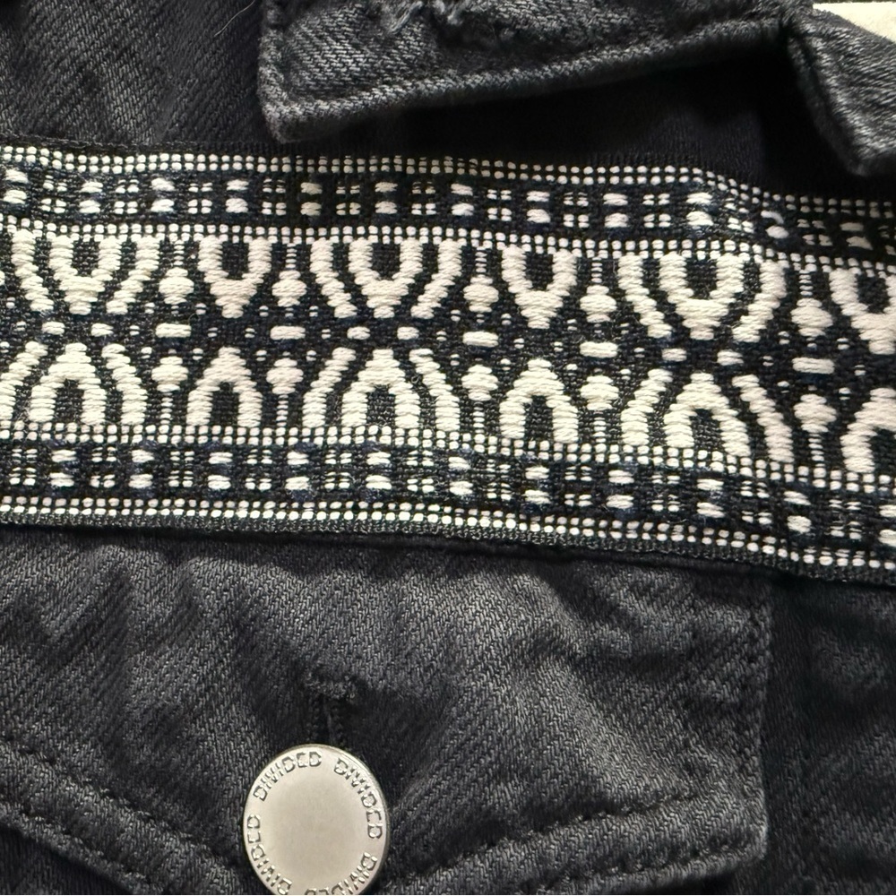 H&M x Coachella Embellished Boho Native Denim Vest Size 6 - Picture 4 of 4